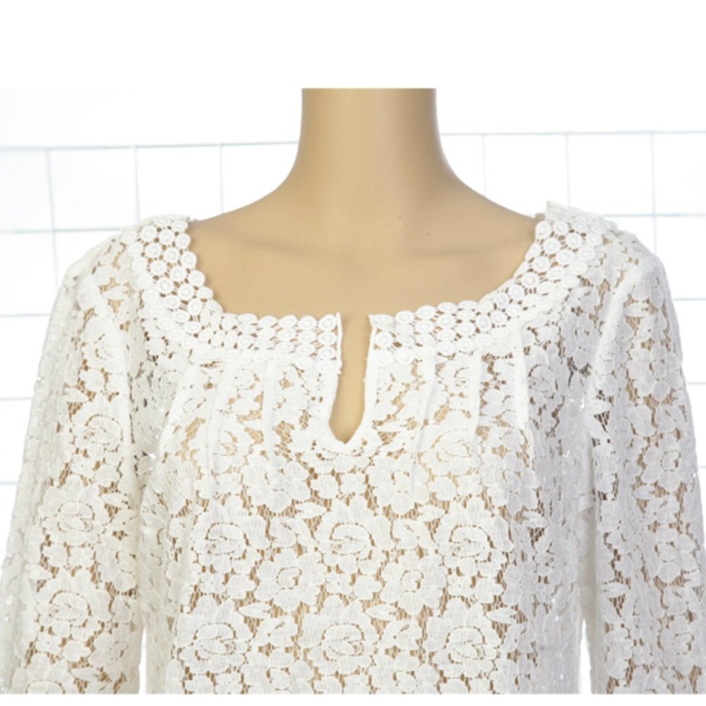 Beach Ready Cover-up  White Lace NWT - Picture 2 of 5